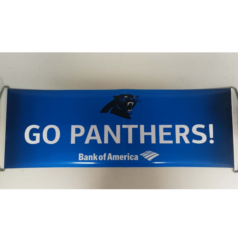 Баннер-роллер с логотипом - пантеры 24x68см